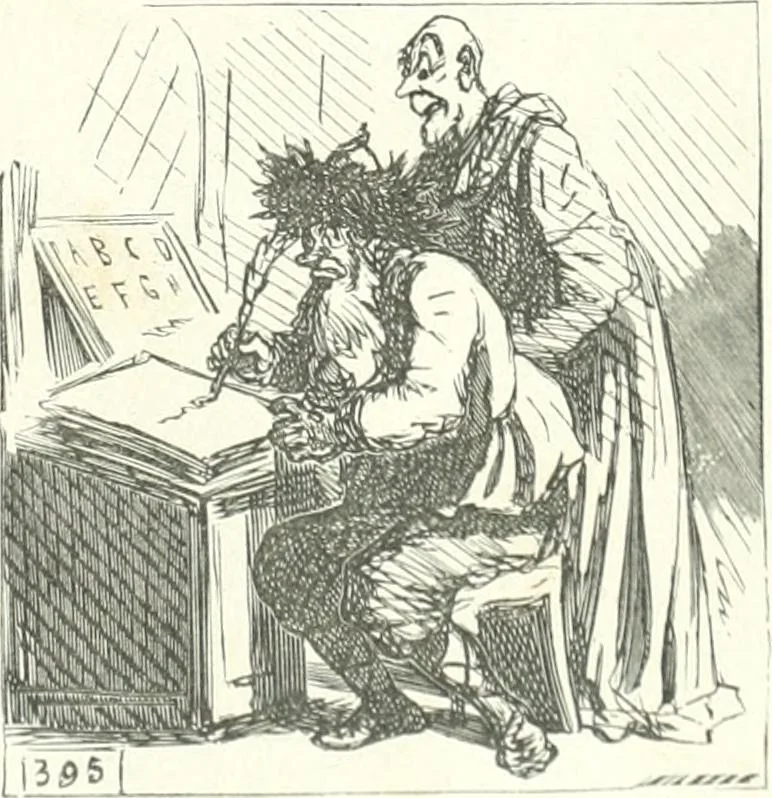 An illustration from Cham, 1853, leaf 144