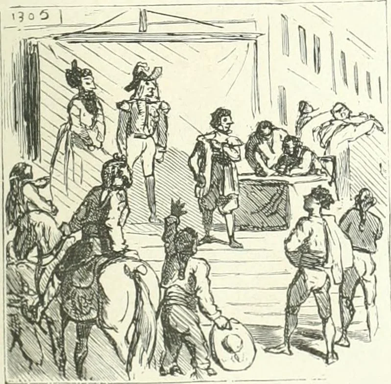 An illustration from Cham, 1853, leaf 148
