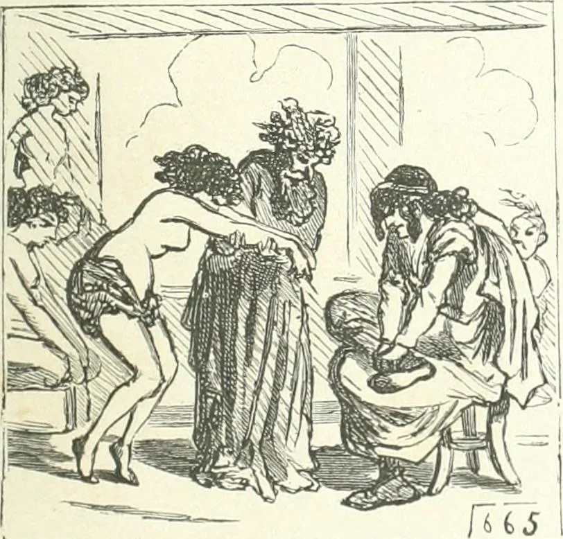 An illustration from Cham, 1853, leaf 150