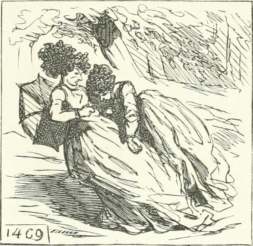 An illustration from Cham, 1853, leaf 154