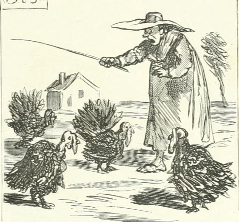 An illustration from Cham, 1853, leaf 156
