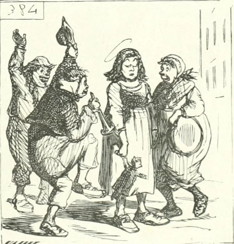 An illustration from Cham, 1853, leaf 156