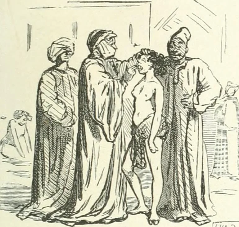 An illustration from Cham, 1853, leaf 158