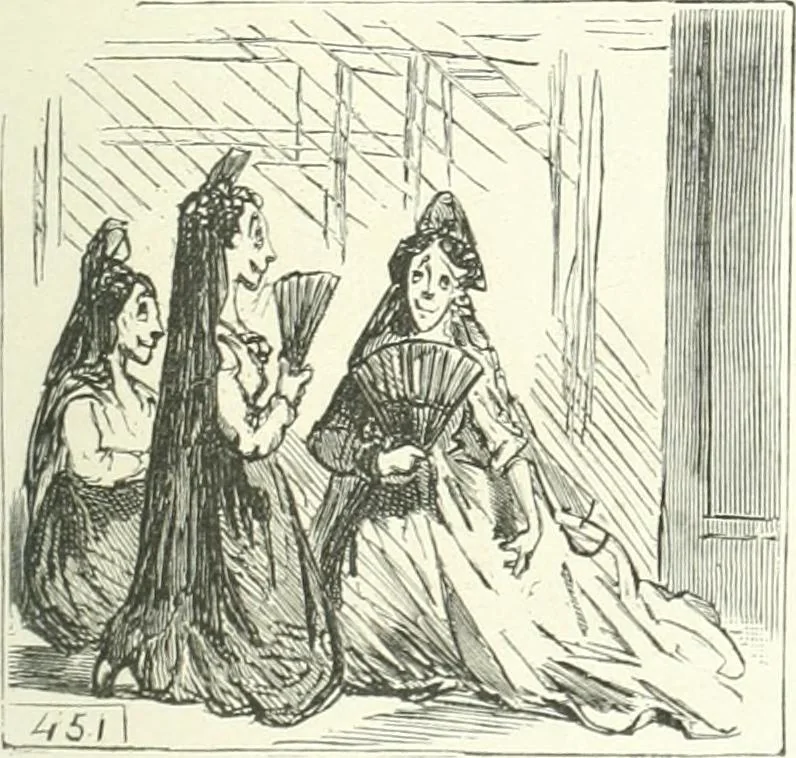 An illustration from Cham, 1853, leaf 158