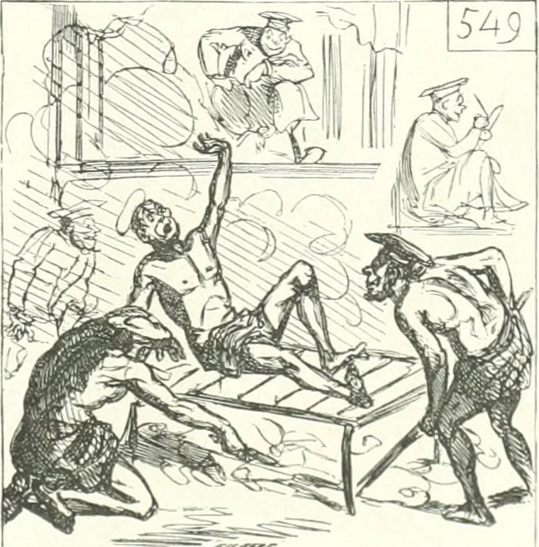 An illustration from Cham, 1853, leaf 158