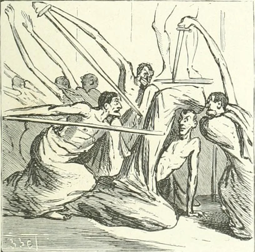An illustration from Cham, 1853, leaf 160