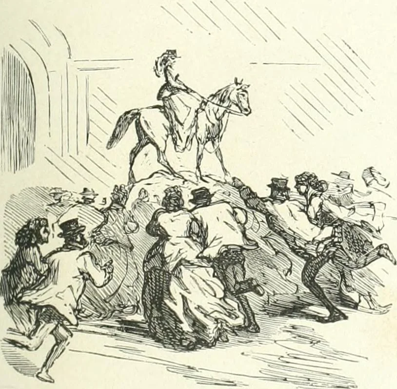An illustration from Cham, 1853, leaf 164