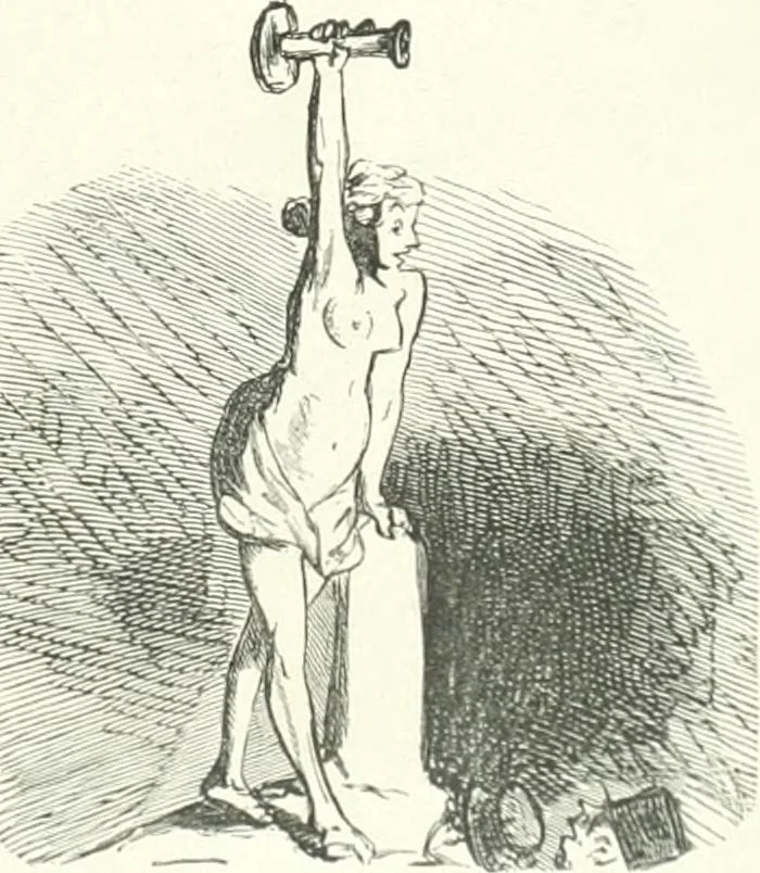 An illustration from Cham, 1853, leaf 166