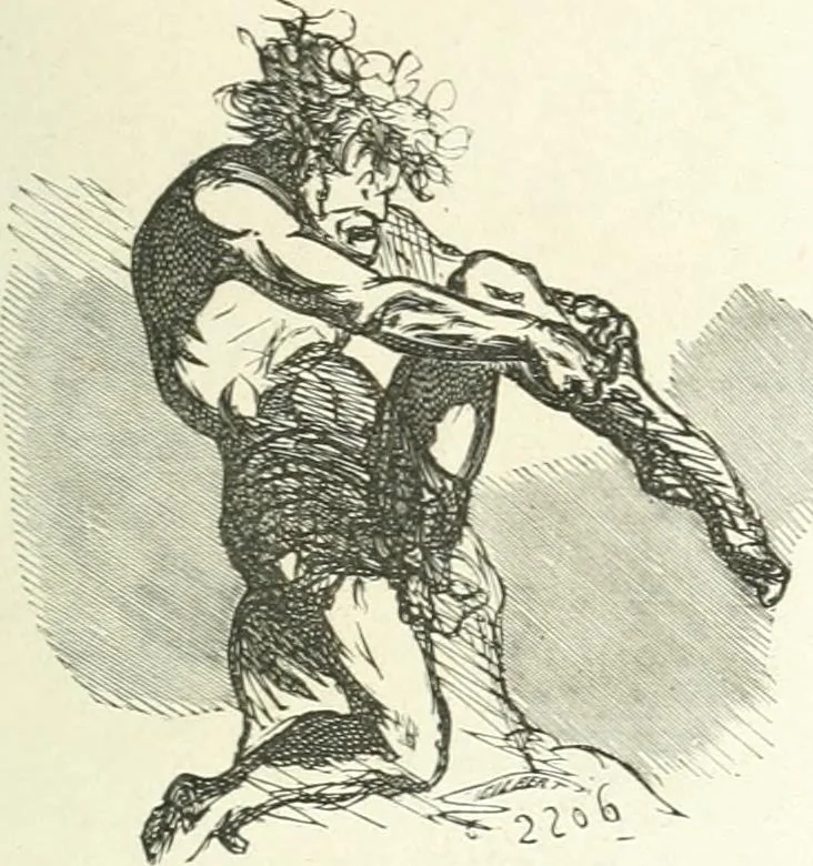 An illustration from Cham, 1853, leaf 168