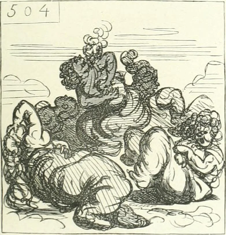 An illustration from Cham, 1853, leaf 168