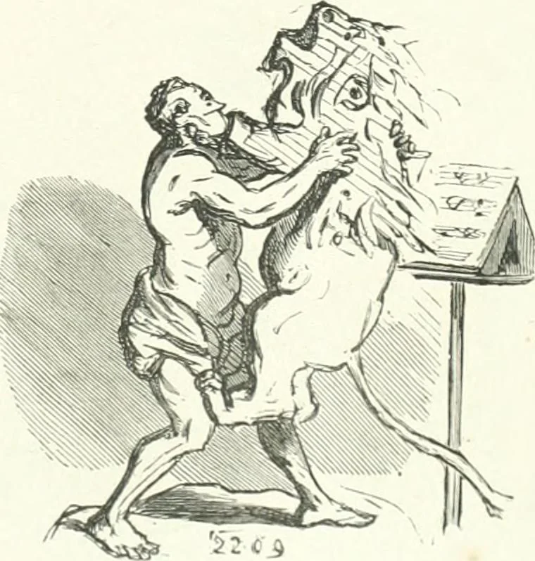 An illustration from Cham, 1853, leaf 168
