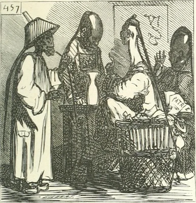 An illustration from Cham, 1853, leaf 170