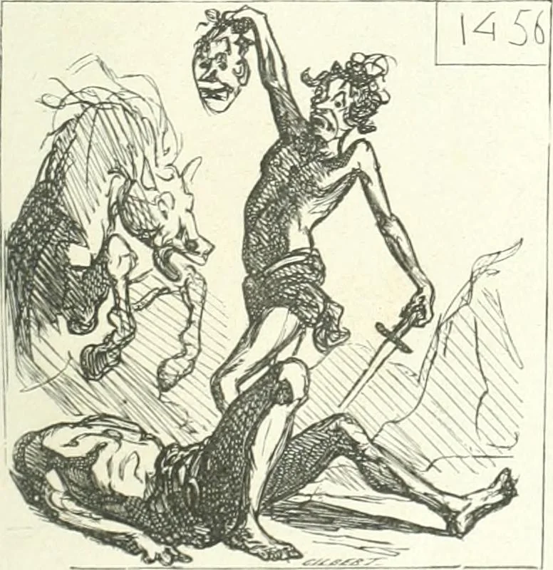 An illustration from Cham, 1853, leaf 170