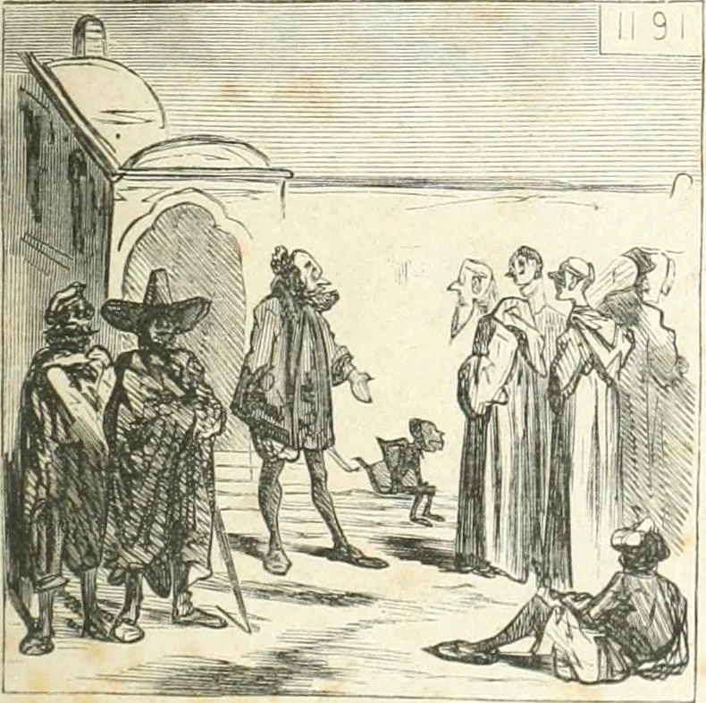 An illustration from Cham, 1853, leaf 18