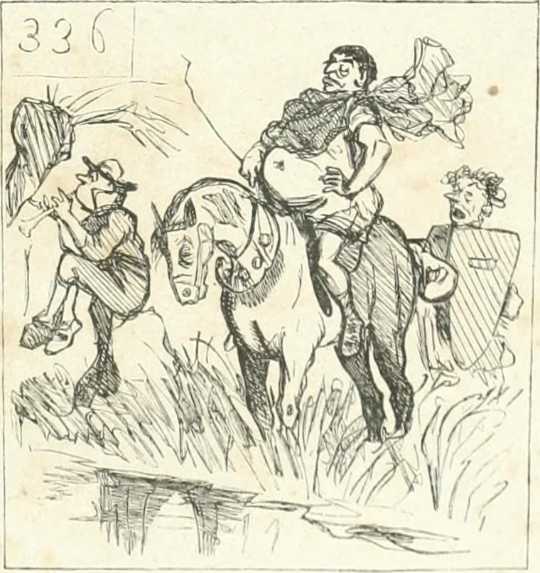 An illustration from Cham, 1853, leaf 18