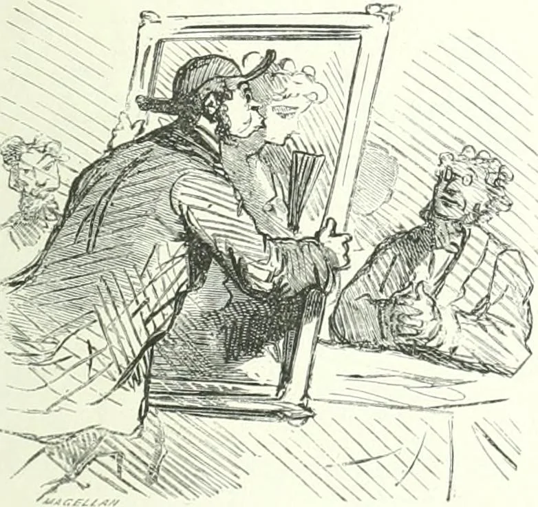 An illustration from Cham, 1853, leaf 180