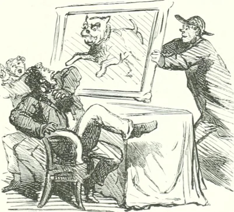An illustration from Cham, 1853, leaf 182