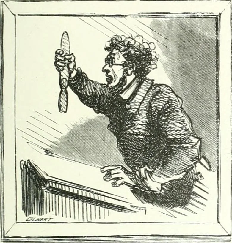 An illustration from Cham, 1853, leaf 184