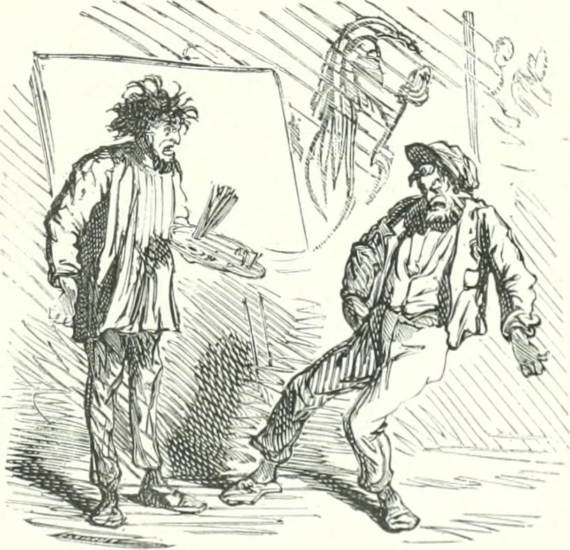 An illustration from Cham, 1853, leaf 188