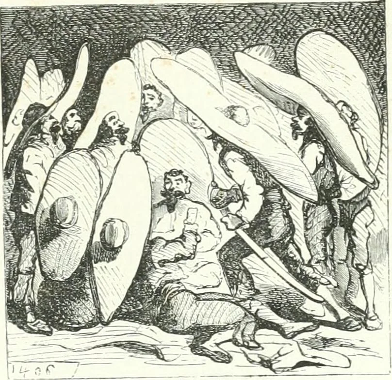 An illustration from Cham, 1853, leaf 194