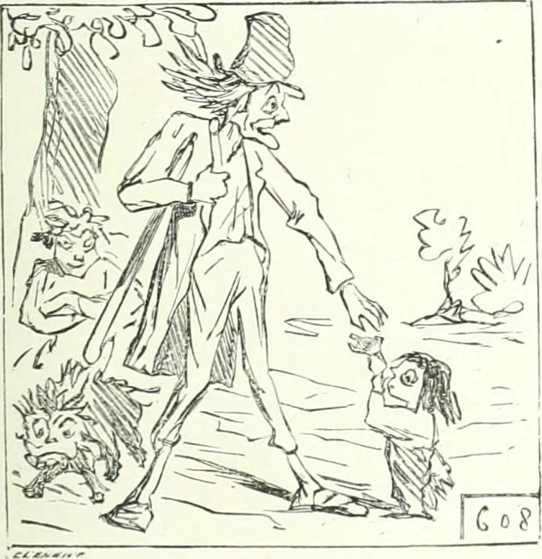 An illustration from Cham, 1853, leaf 194