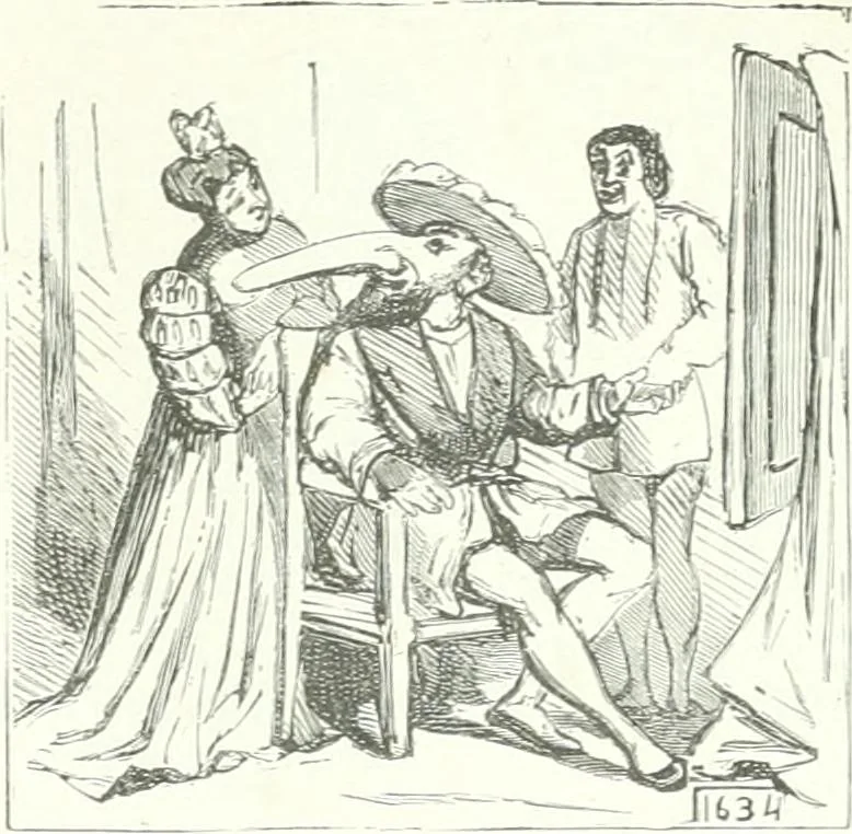 An illustration from Cham, 1853, leaf 196