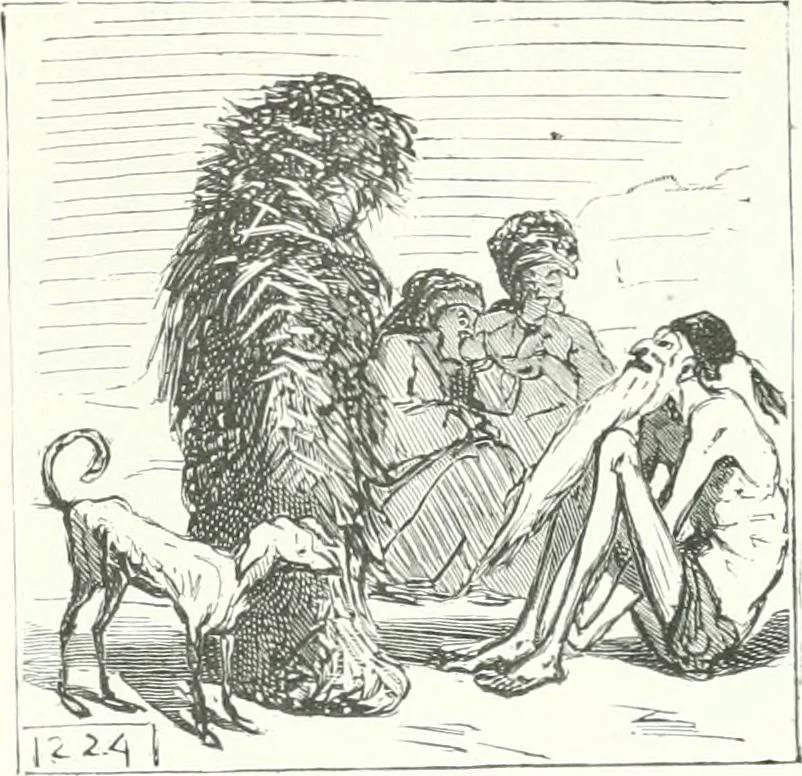 An illustration from Cham, 1853, leaf 198