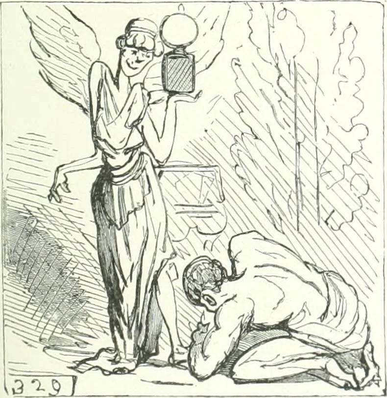 An illustration from Cham, 1853, leaf 198