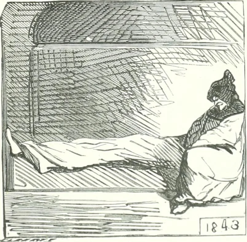 An illustration from Cham, 1853, leaf 198