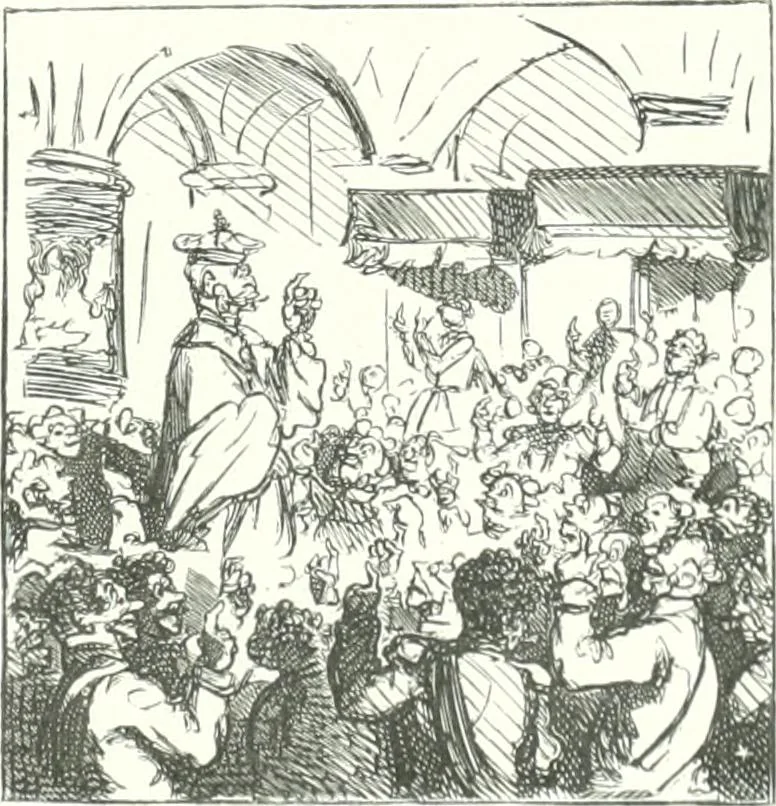 An illustration from Cham, 1853, leaf 202