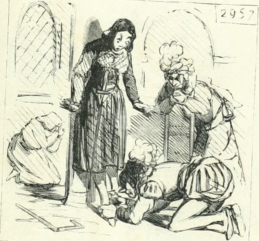 An illustration from Cham, 1853, leaf 204