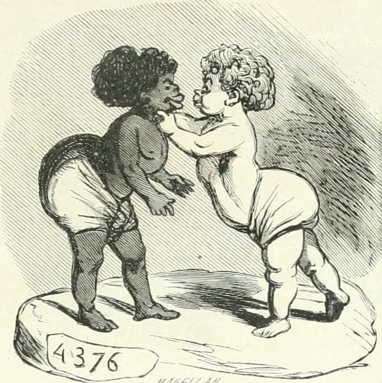 An illustration from Cham, 1853, leaf 206
