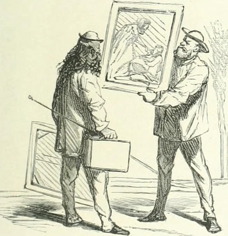 An illustration from Cham, 1853, leaf 210