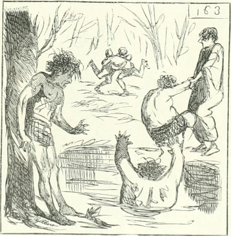 An illustration from Cham, 1853, leaf 210