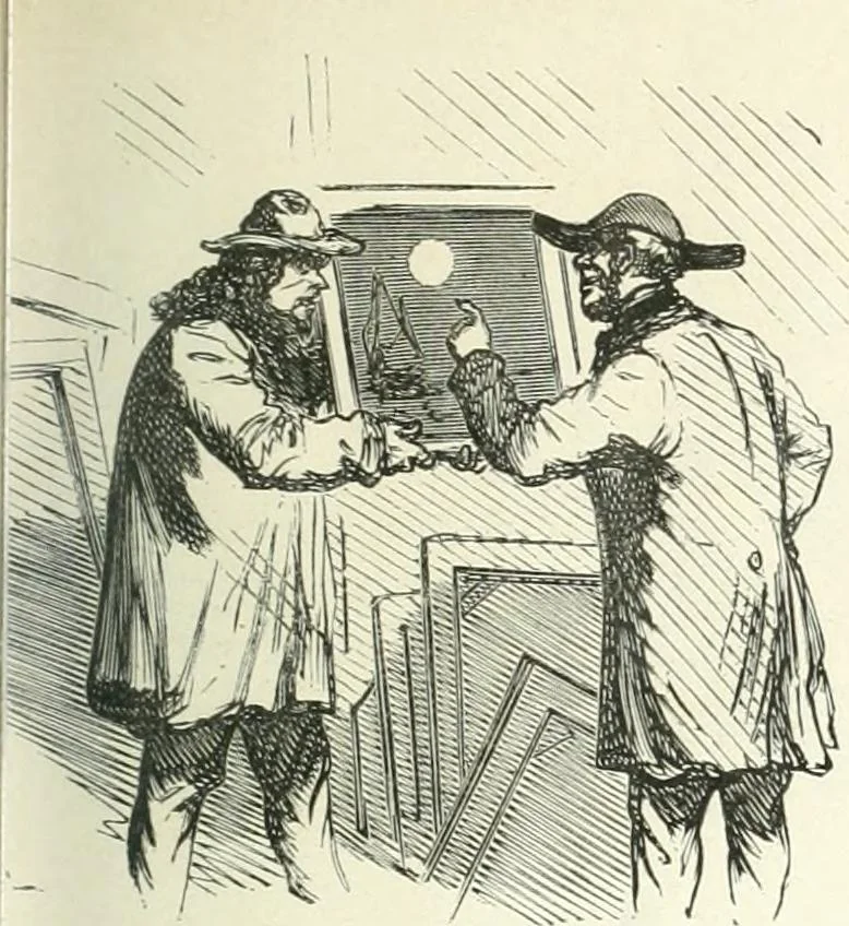 An illustration from Cham, 1853, leaf 214