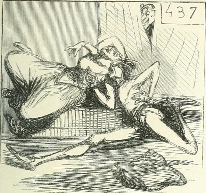 An illustration from Cham, 1853, leaf 216