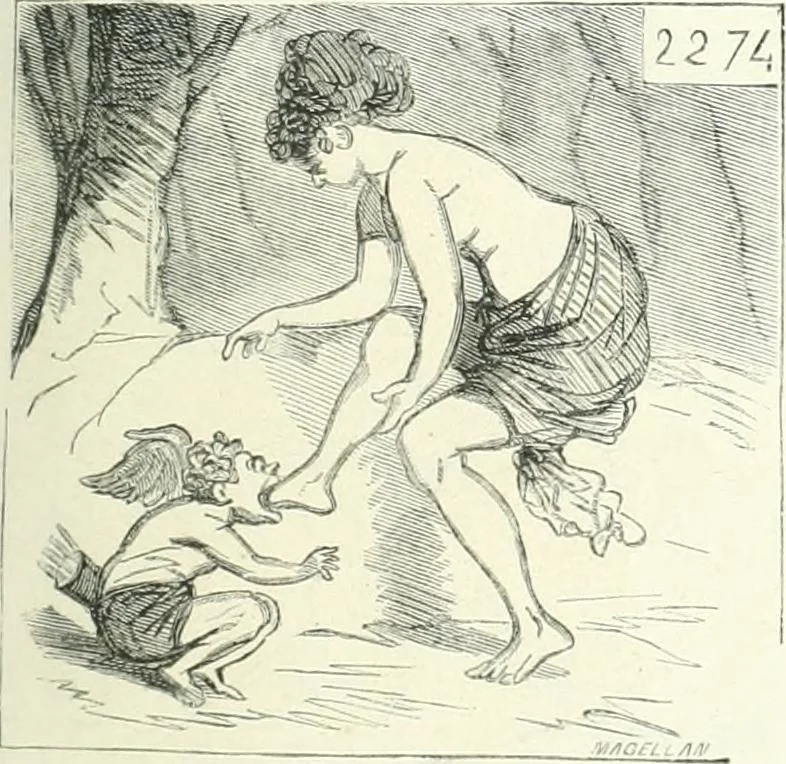 An illustration from Cham, 1853, leaf 216