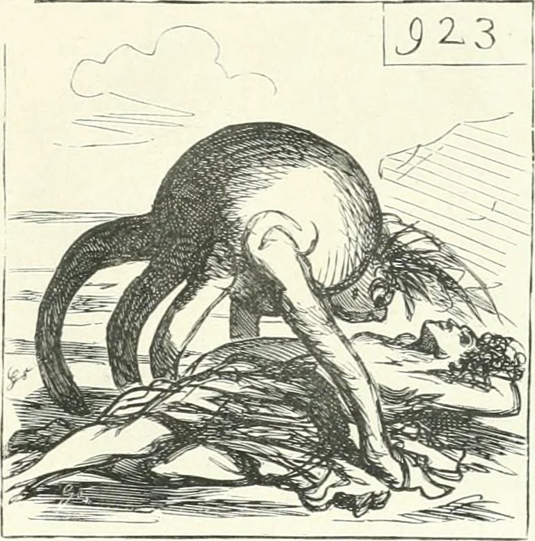 An illustration from Cham, 1853, leaf 218