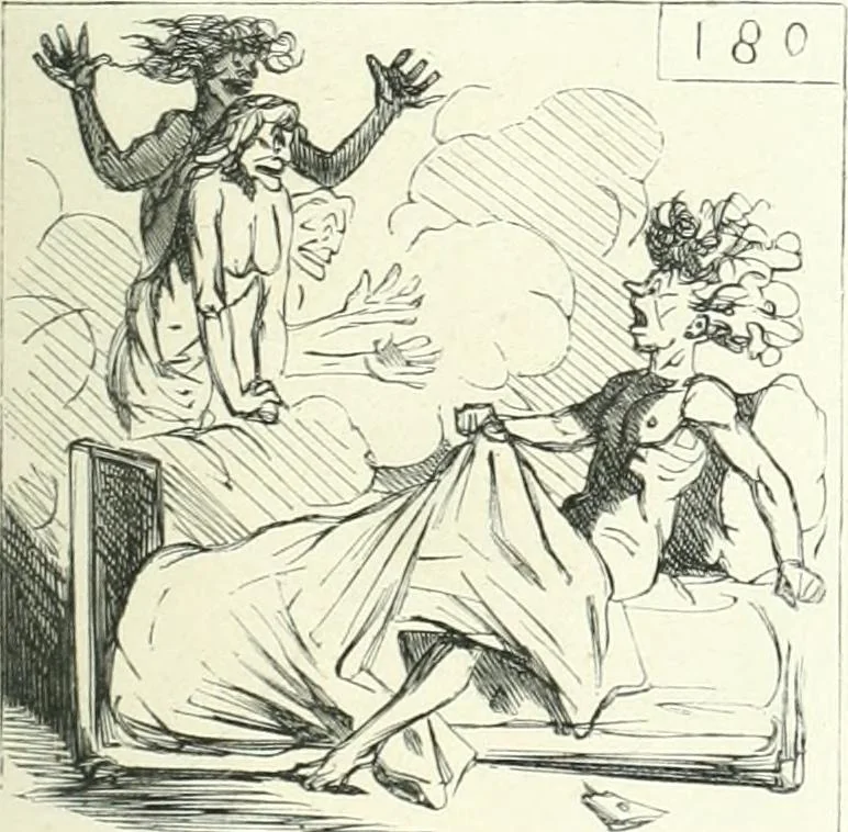 An illustration from Cham, 1853, leaf 218