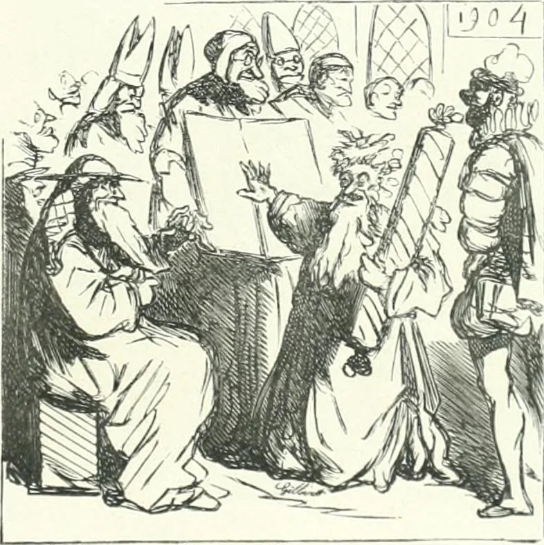 An illustration from Cham, 1853, leaf 218