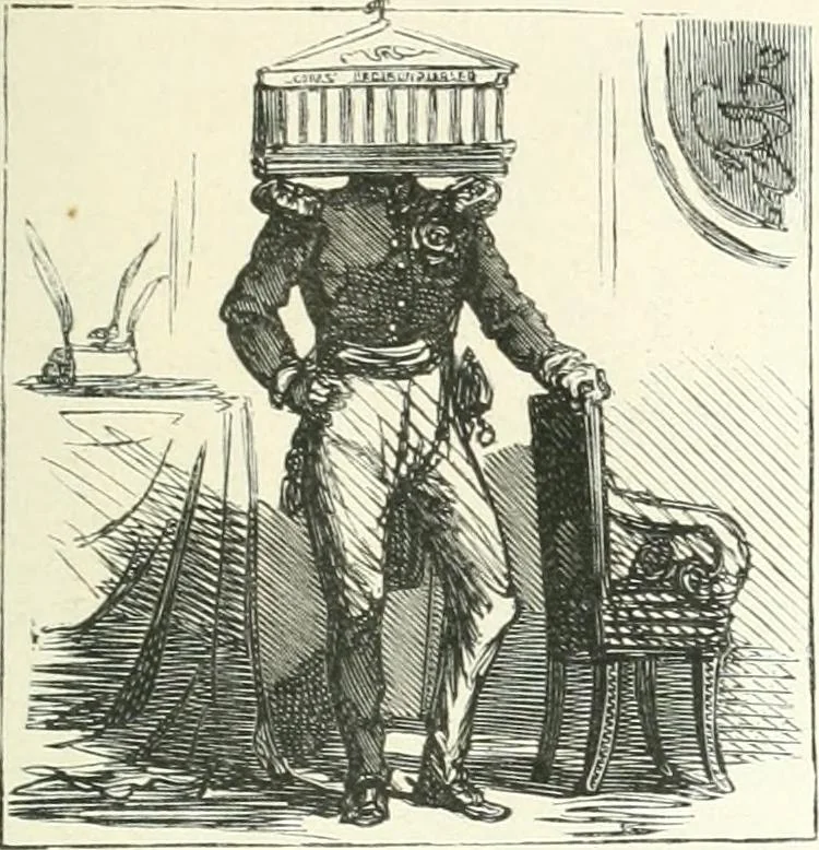 An illustration from Cham, 1853, leaf 220