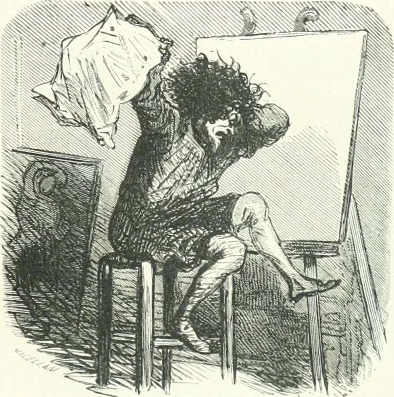 An illustration from Cham, 1853, leaf 220