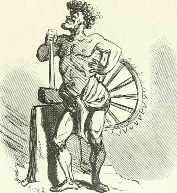 An illustration from Cham, 1853, leaf 230