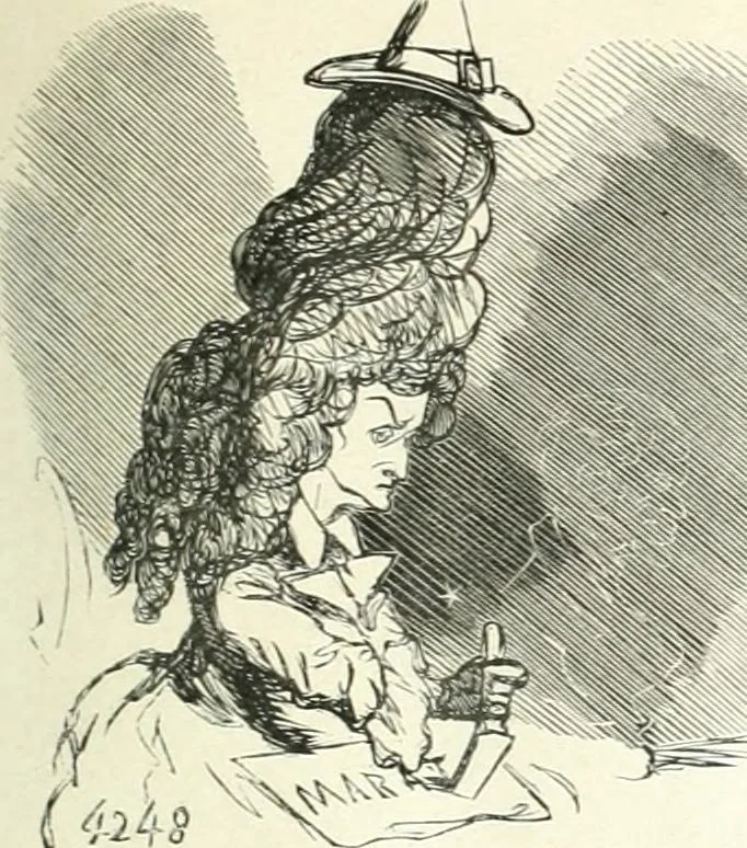 An illustration from Cham, 1853, leaf 232