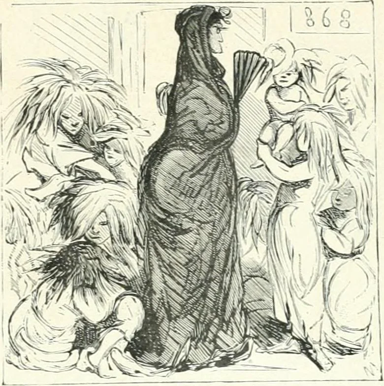 An illustration from Cham, 1853, leaf 232