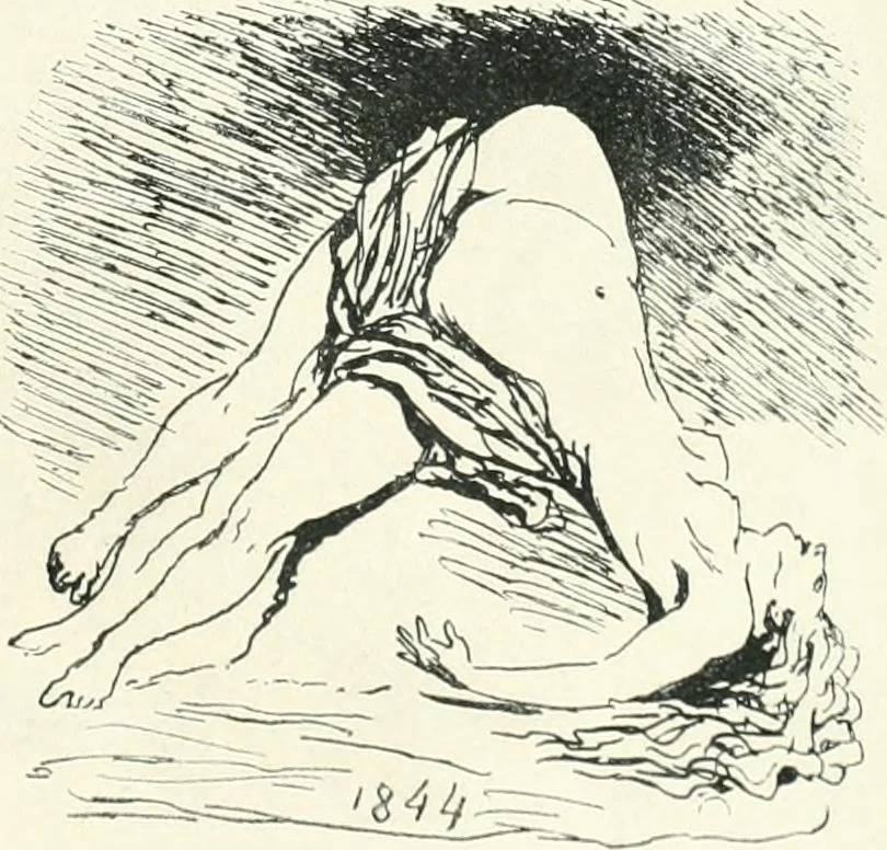 An illustration from Cham, 1853, leaf 240
