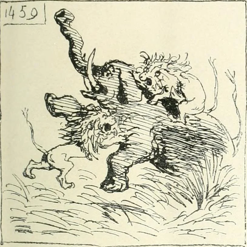 An illustration from Cham, 1853, leaf 242
