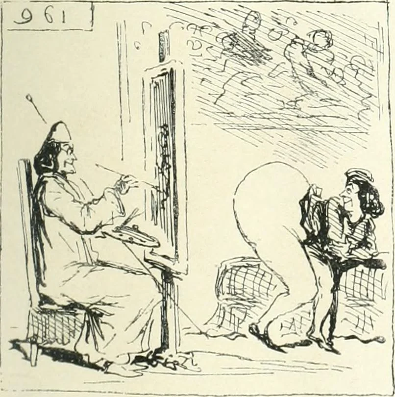 An illustration from Cham, 1853, leaf 242