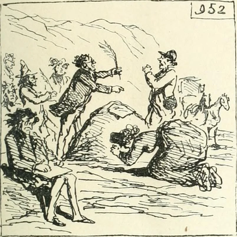 An illustration from Cham, 1853, leaf 244