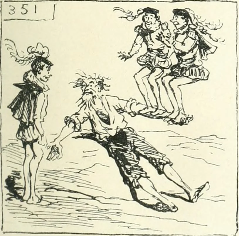 An illustration from Cham, 1853, leaf 244